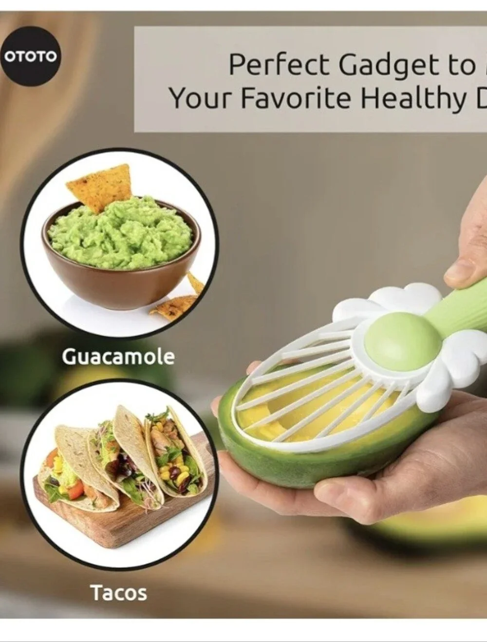 Holy Guacamole Avocado Peeler and Slicer - BPA Free by Ototo BNWT 5☆ RETIRED